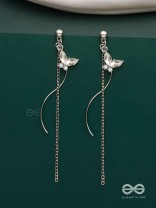 Blossom Tassels- Delicate Drop Earrings