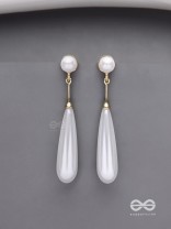 Ivory Drops- Graceful Drop Earrings