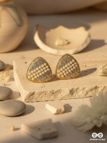 Gleaming Domes - Luxe Crystal Earrings