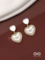 Cherished Hearts- Sparkling Stud Earrings