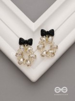 Bow Brilliance- Sparkling Bow Earrings