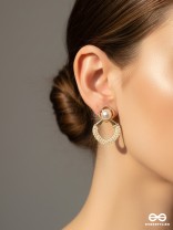 Celestial Pearls- Elegant pearl earrings