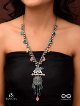 NOMAD SPIRIT – COLORFUL TRIBAL STATEMENT NECKLACE