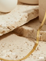 SERENE STREAM - STAINLESS STEEL ANTI-TARNISH GOLDEN MINIMALIST NECKLACE