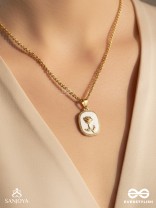 REFRESHING ROSE - STAINLESS STEEL ANTI-TARNISH ROSE ENGRAVED NECKLACE