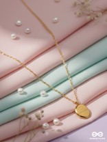 GOLDEN KEEPSAKE - STAINLESS STEEL ANTI-TARNISH ENGRAVED NECKPIECE