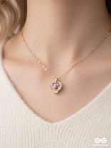 Glittering Heart - Crystal Love Pendant