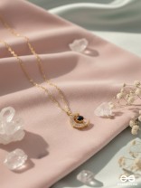 Lunar Glow - Crescent Moon Pendant