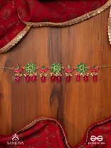 ANURAGA - LOVE’S EMBRACE - HERITAGE-INSPIRED KUNDAN POLKI CHOKER WITH DAINTY BEADED DROPS