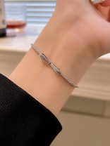SILVER WHIMSY- Chic Adjustable Bracelet