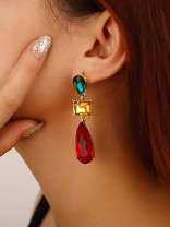 EMBER BLOOM- DRAMATIC TEARDROP EARRINGS