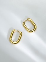 URBAN LOOP-  SLEEK AND CONTEMPORARY GOLD HOOPS