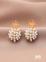 PEARL PINE- EXQUISITE PEARL CLUSTER EARRINGS