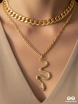 POWER STACK- LUXE GOLD LINK NECKLACE 