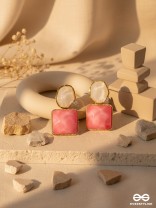 CANDY POP- CHIC COLORBLOCK EARRINGS