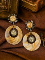 COIN HALO- BOHO HOOP EARRINGS