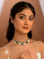 SEA SPELL - ENAMELLED BOHO NECKLACE