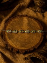 RAINBOW BEAT - OXIDISED ENAMELLED CHOKER