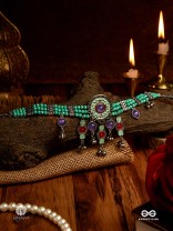 BOHO BEAT - MULTI-CHARM ENAMELLED CHOKER