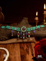 BOHO BEAT - MULTI-CHARM ENAMELLED CHOKER