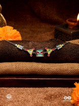 ETHNIC EDGE - GEOMETRIC ENAMELLED CHOKER