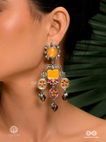 MARIGOLD BEAT - BOHO OXIDISED EARRING