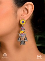  KANHA VIBE - ENAMEL KRISHNA EARRINGS 