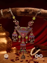 FOLKRAAGA - HERITAGE-INSPIRED OXIDISED NECKLACE