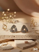 NIGHT GLIMMER – STUDDED TRIANGLE WITH BLACK ACCENTS