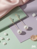PEARL WAND – PEARL DROP EARRINGS