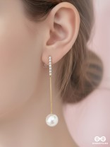 PEARL WAND – PEARL DROP EARRINGS