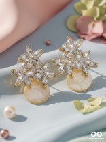 STARDUST FLURRY – CRYSTAL CLUSTER STUDS