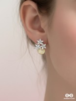 STARDUST FLURRY – CRYSTAL CLUSTER STUDS
