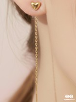 CUPID THREADS - ELEGANT DROP EARRINGS