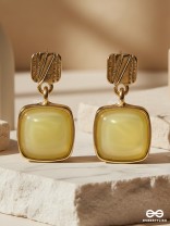 CITRUS POP – TRENDY YELLOW DANGLER