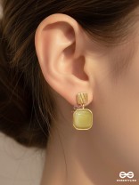 CITRUS POP – TRENDY YELLOW DANGLER