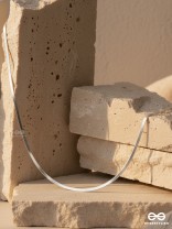 SLEEK WAVE – MODERN SILVER SNAKE CHAIN