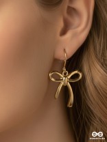 BOWBELLE – DELICATE BOW DROP EARRINGS