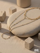 SOUL TIE – ELEGANT LAYERED HAND BRACELET