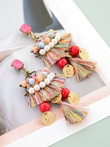 Terrific Tribal Touch Statement Earrings 