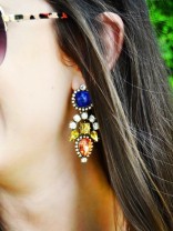 Twinkle in My Eyes Earrings- Midnight Blue