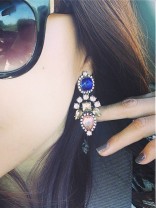 Twinkle in My Eyes Earrings- Midnight Blue