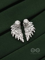 The Winged Solitaire Ear Jackets
