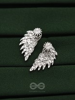 The Winged Solitaire Ear Jackets