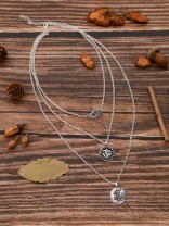 The Layered Spirituality - Oxidised Chain Necklace