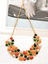 A Colourful Delight- Multicoloured Statement Neckpiece