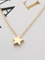 Little Elegant Star Necklace - Golden