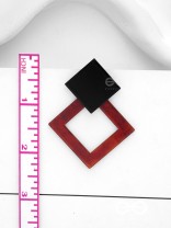 The Geometric Chic - Leopard Acrylic Studs