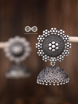 The Intricate Sun Jhumkas - Premium Statement Earrings