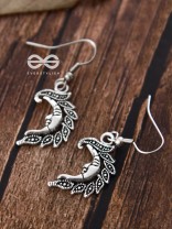 The Sleepy Moon - Tiny Trinket Earrings